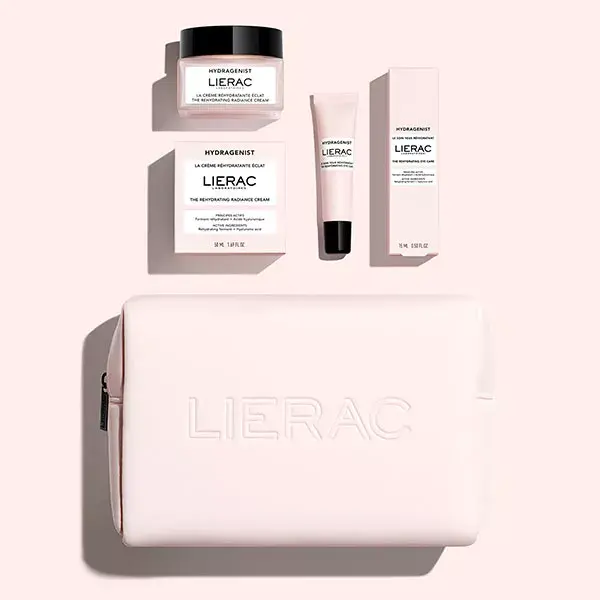 Lierac Hydragenist Coffret Trousse Hydratation Eclat - Crème 50ml + Soin Yeux 15ml