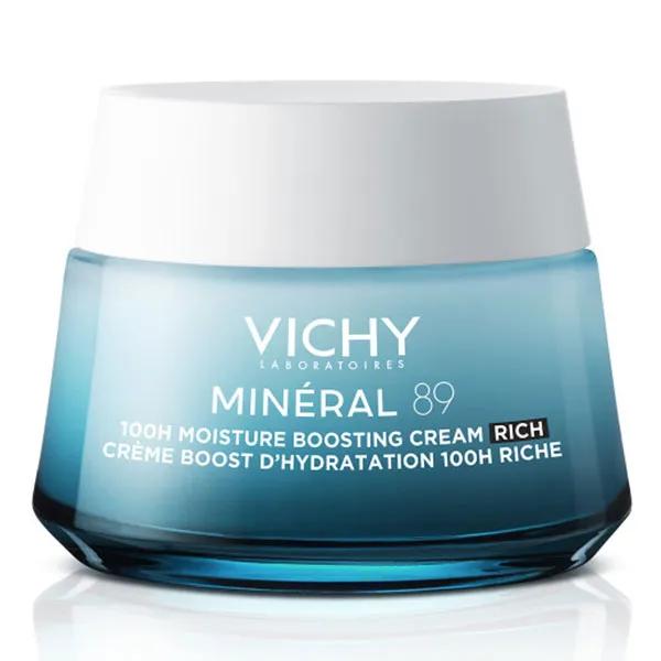 Vichy Minéral 89 Crema Boost d'Idratazione 72h Pelle Secca 50ml