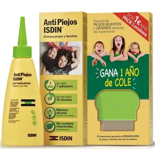 Isdin Anti-Lice Eliminates Lice and Nits 100 ml + Nit Comb