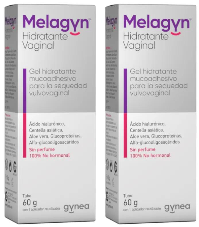 Melagyn Vaginale vochtinbrengende gel 2x60 ml