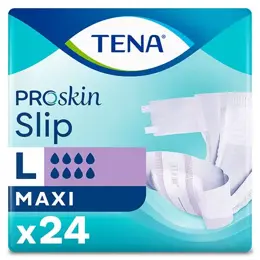 TENA Proskin Slip Change Complet Maxi Taille L 24 unités