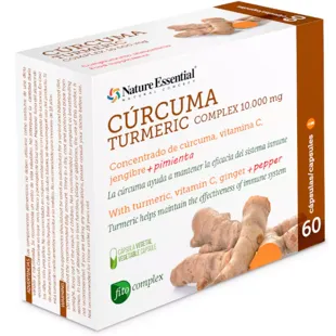Nature Essentiel Complexe Curcuma 10000mg 60 Gélules Végétales