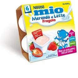 Nestlé Mio Merenda al Latte Fragola 4x100 g