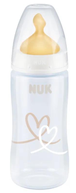 Biberon Nuk First Choice+ en latex thermorégulateur 0-6 mois 300 ml