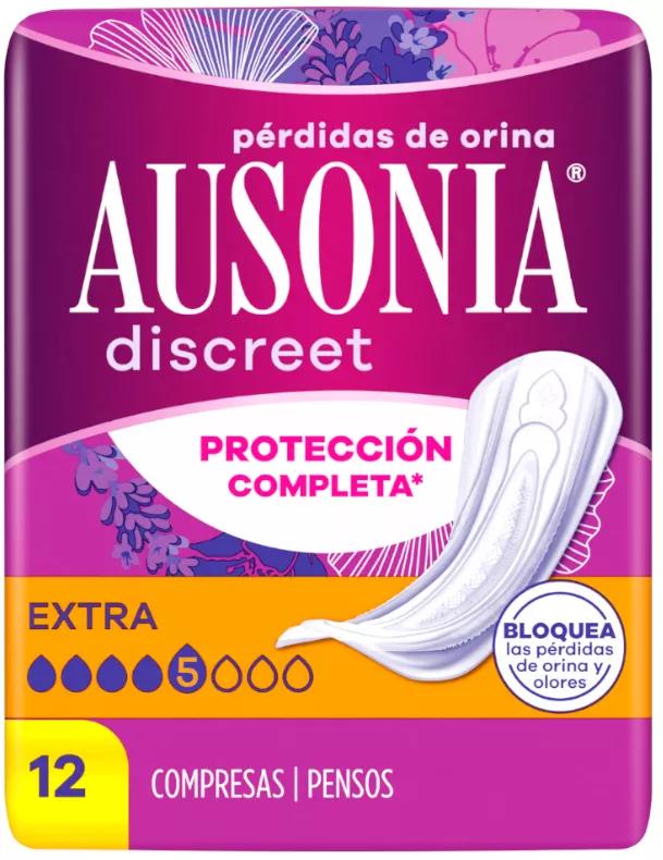 Ausonia Discreet Compresa Extra Pérdidas Orina Mujer 12 uds