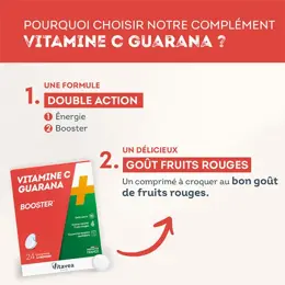 Vitavea Vitamine C + Guarana Booster 24 comprimés à croquer