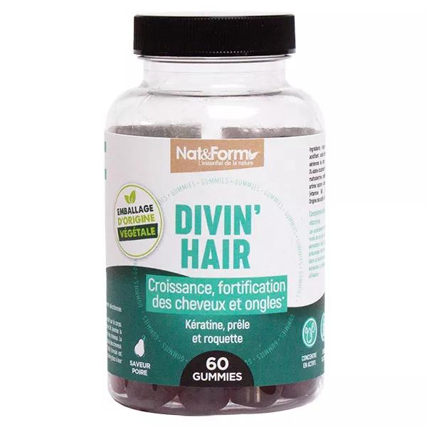 Nat & Form Activ' Divin'Hair 60 gummies | French Parapharmacy