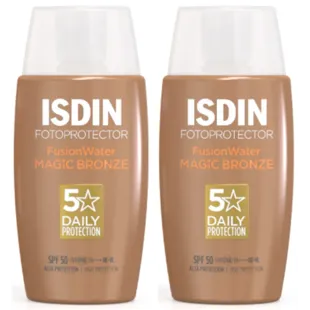Isdin Fusion Water Magic Color Bronze SPF50 2x50 ml