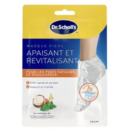 Dr. Scholl's Masque Pieds Apaisant et Revitalisant - 1 paire