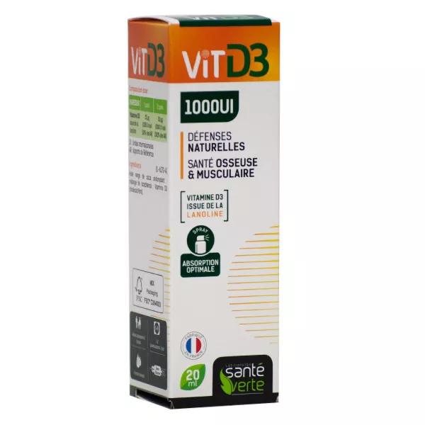 Green Health Vitamina D3 1000IU 20ml