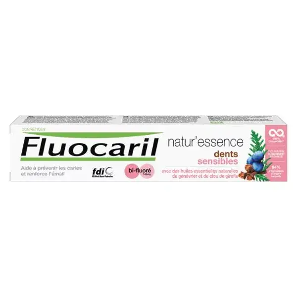 Fluocaril Natur'Essence Dentifrice Dents Sensibles 75ml
