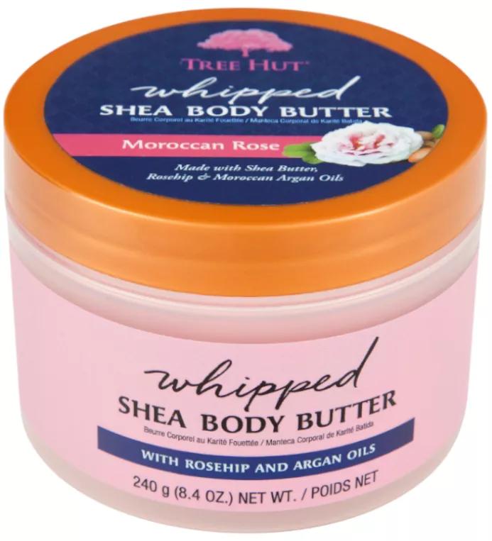 Tree Hut Beurre corporel soufflé à la rose du Maroc 240 ml