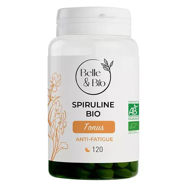 Belle & Bio Anti Fatigue Spiruline Bio 120 comprimés
