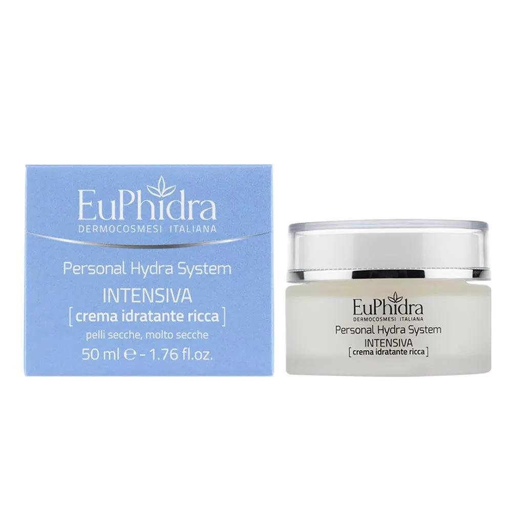 Euphidra Personal Hydra System Crema Idratante Ricca Intensiva Pelli Secche 50ml