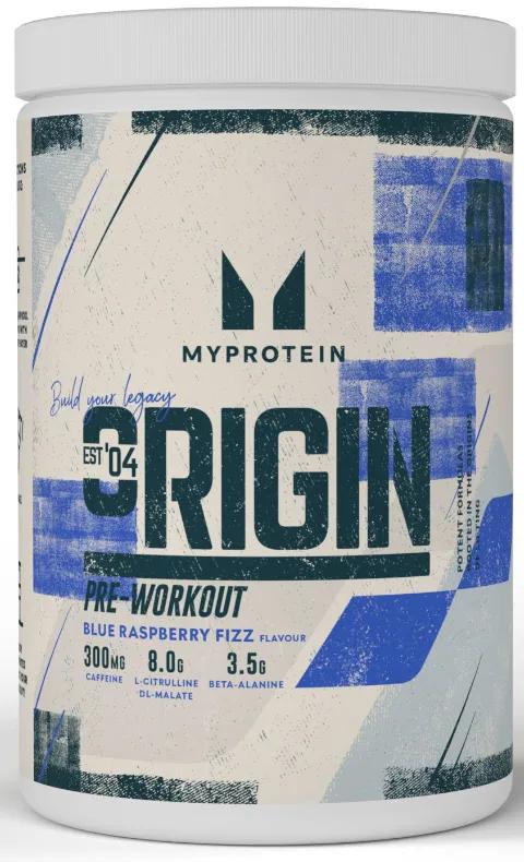 Myprotein Origin Pre-Workout Blue Raspberry Brausegetränk 600 gr