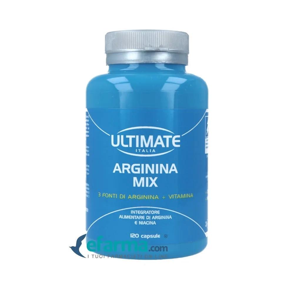 Ultimate Italia Arginina Mix Integratore di Arginina e Niacina 120 Compresse