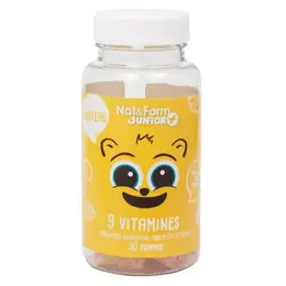 Nat & Form Junior 9 Vitamines 30 gommes