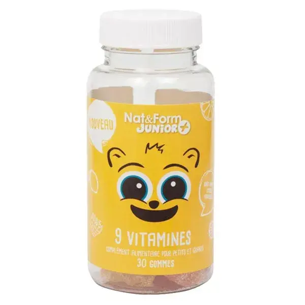 NAT & Junior + 9 vitamins 30 Cubs Form
