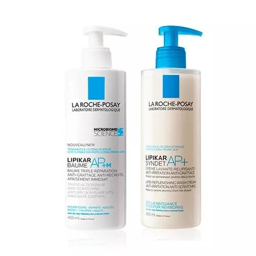 Pack Lipikar Baume AP+M 400 ml + Lipikar Syndet AP+ 400 ml