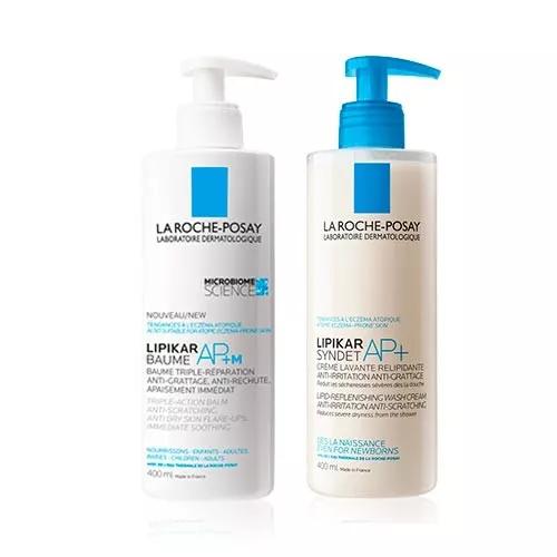 La Roche-Posay Pack Lipikar Baume AP+M 400ml + Lipikar Syndet AP+ 400ml