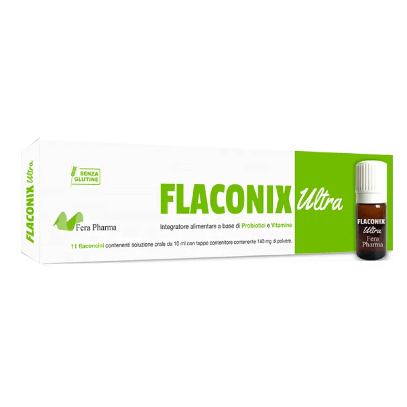 Flaconix Ultra Integratore Probiotici e Vitamine 11 Flaconcini