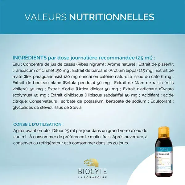 Biocyte Le Draineur Minceur Detox 500ml