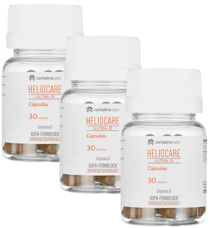 Heliocare Ultra D 90 Kapseln Kur für 3 Monate