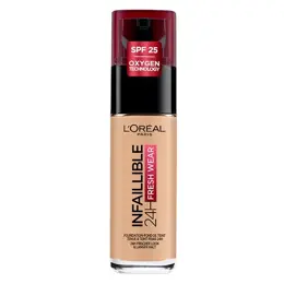 L'Oréal Paris Infaillible 24h Fresh Wear Fond de Teint Fluide N°200 Sable Doré 30ml