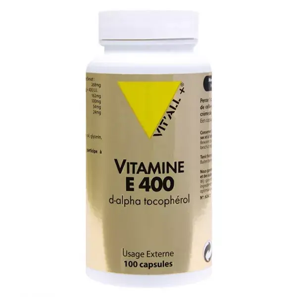 Vit'all+ Vitamine E 400 100 capsules