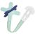 Anneau de dentition MAM Bite&amp;Relax pour dents du fond + clip + 4 m Bleu
