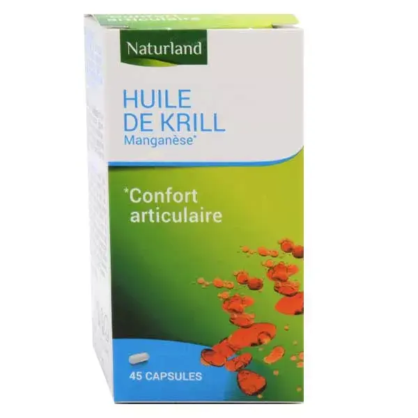 Naturland Huile de Krill Manganèse 45 capsules
