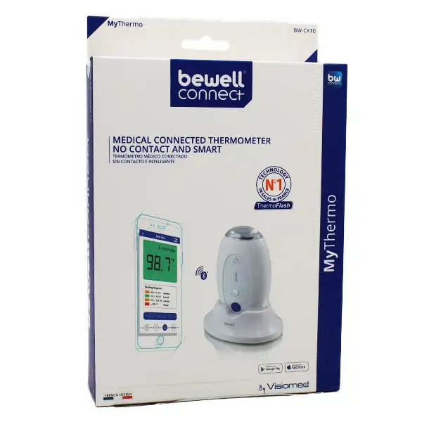 Visiomed Thermomètre Médical sans Contact Connecté