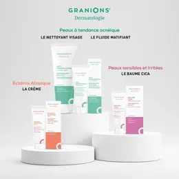 GRANIONS Crème Eczema - Anti Démangeaisons - Peau irritée - Sans Cortisone-30mL