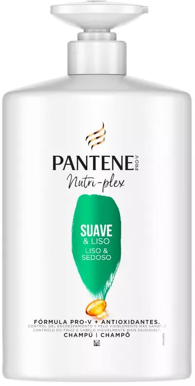 Pantene Pro-V Nutri-plex Champú Suave y Liso Pelo Encrespado y Rebelde 1000 ml
