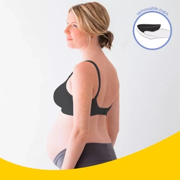 MEDELA COMFY BRA (XLARGE - BLACK)