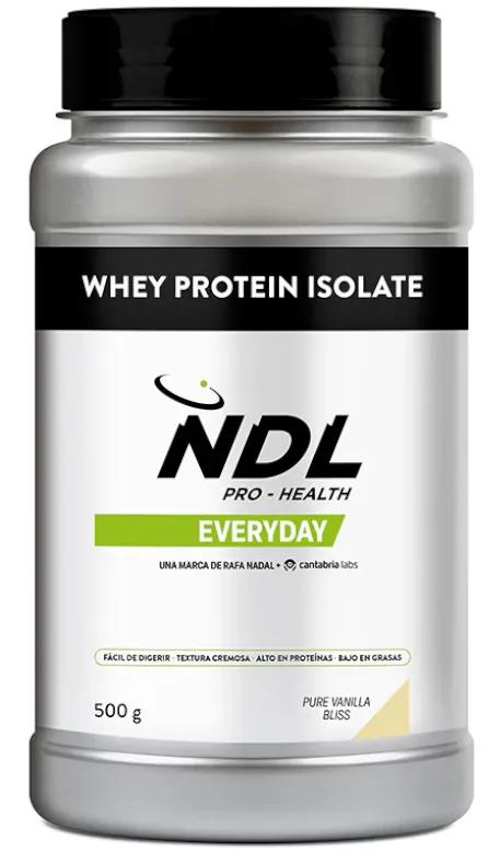 NDL Pro-Health Wei Eiwit Isolaat Pure Vanille Bliss 500 gr