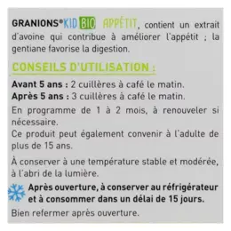 Granions Kid Bio Appétit 125ml