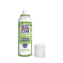 INSECT ECRAN Brume Anti-Moustiques Peau Origine Végétale Aérosol 100ml Lots x2