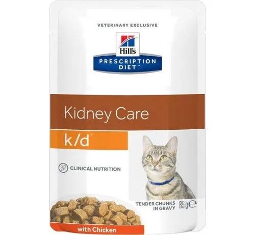 Hill's Prescription Diet K/D Kidney Care Bocconcini Pollo Per Gatti Bustina 85G