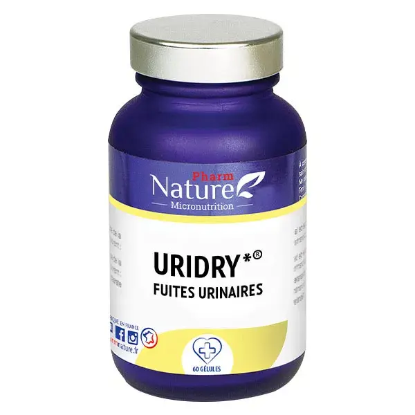 Pharm Nature Micronutrition Uridry Fuites Urinaires 60 gélules