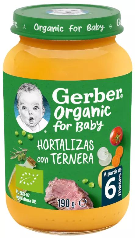 Gerber Bio-Gemüse mit Kalbfleisch +6 m 190 gr