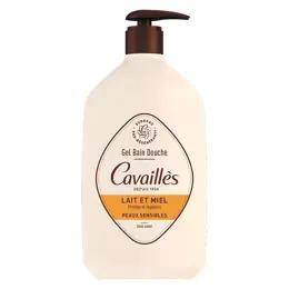 Rogé Cavaillès Gel Bain Douche Surgras Lait et Miel 1L