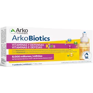 Arkopharma ArkoBiotics Vitaminas y Defensas Niños 7 Dosis