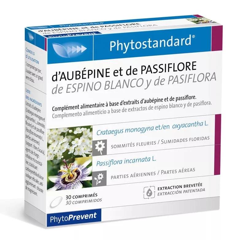 Pileje Phytostandard Espino Blanco y Pasiflora 30 Comprimidos