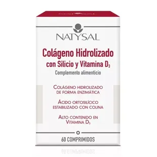Natysal Hydrolyzed Collagen with Silicon and Vitamin D3 60 Tablets