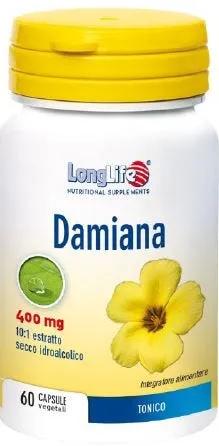 LongLife Damiana 400 mg Integratore 60 Capsule Vegetali