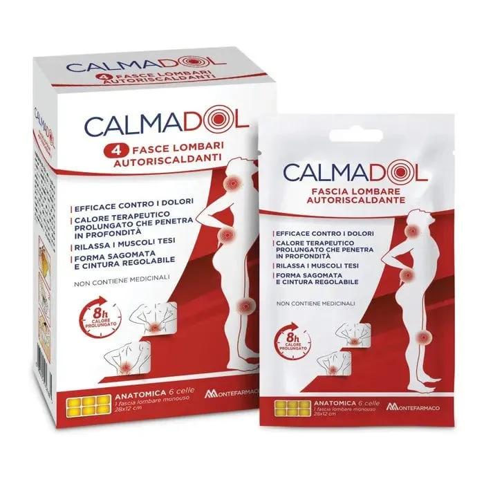 Calmadol Fascia Lombare Autoriscaldante 4 Pezzi