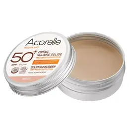 Acorelle Crème solaire solide beige spf50+