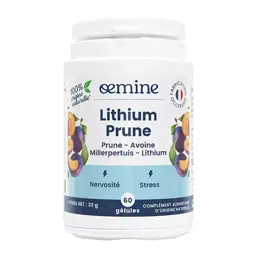 Oemine Lithium Prune 60 gélules