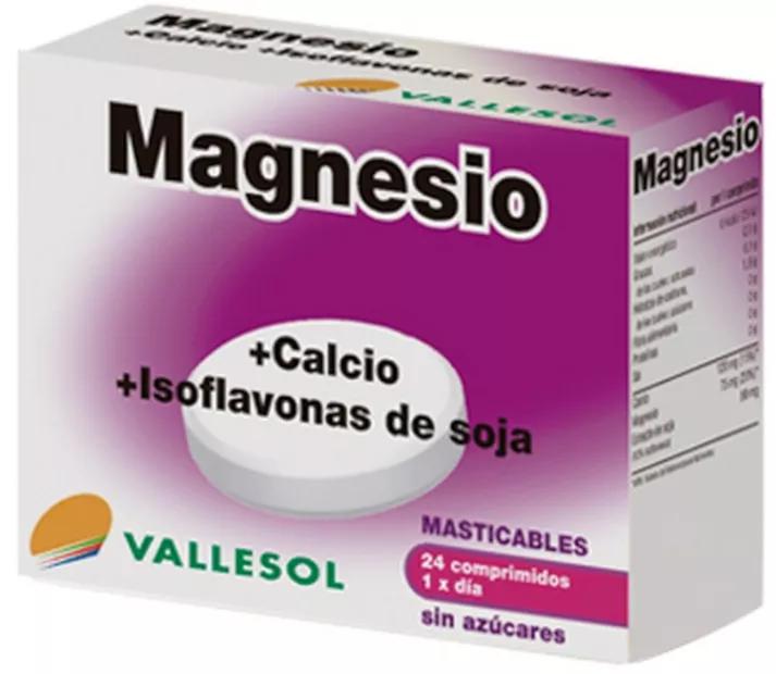 Vallesol Magnésio + Cálcio + Isoflavonas 24 Comprimidos